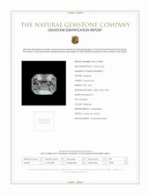 0.46 Ct. Rainbow Moonstone from Ceylon (Sri Lanka) Scan Report