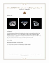 0.45 Ct. Rainbow Moonstone from Ceylon (Sri Lanka) Appraisal