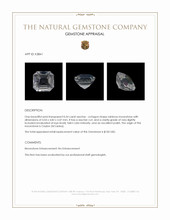 0.54 Ct. Rainbow Moonstone from Ceylon (Sri Lanka) Appraisal