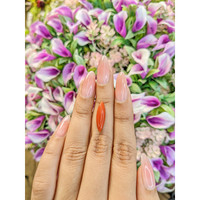 2.63 Ct. Cabochon Coral from Italy Life Style
