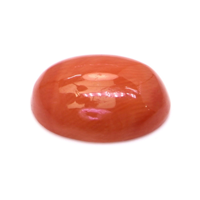3.71 Ct. Cabochon Coral from Italy Video