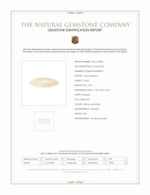 4.78 Ct. Cabochon Coral from Italy Scan Report