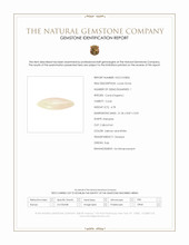 4.78 Ct. Cabochon Coral from Italy Scan Report