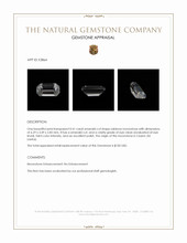 0.41 Ct. Moonstone from Ceylon (Sri Lanka) Appraisal