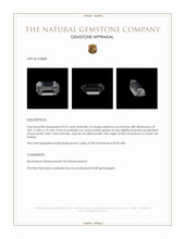 0.39 Ct. Rainbow Moonstone from Ceylon (Sri Lanka) Appraisal