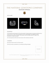 0.30 Ct. Rainbow Moonstone from Ceylon (Sri Lanka) Appraisal