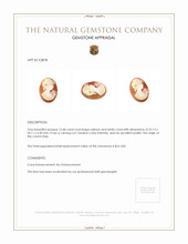 12.68 Ct. Coral from Italy Appraisal