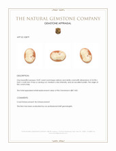 10.87 Ct. Coral from Italy Appraisal