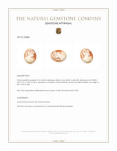 9.52 Ct. Coral from Italy Appraisal