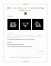 0.33 Ct. Rainbow Moonstone from Ceylon (Sri Lanka) Appraisal