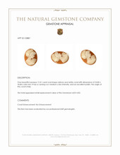 12.41 Ct. Coral from Italy Appraisal