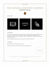 0.43 Ct. Rainbow Moonstone from Ceylon (Sri Lanka) Appraisal