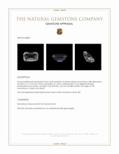 0.46 Ct. Moonstone from Ceylon (Sri Lanka) Appraisal