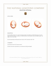 2.57 Ct. Coral from Italy Appraisal