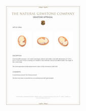 1.63 Ct. Coral from Italy Appraisal