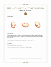 2.48 Ct. Coral from Italy Appraisal