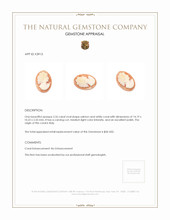 2.26 Ct. Coral from Italy Appraisal