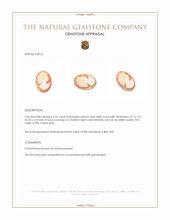 2.26 Ct. Coral from Italy Appraisal