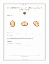 3.89 Ct. Coral from Italy Appraisal