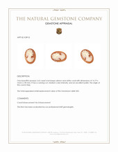 2.65 Ct. Coral from Italy Appraisal