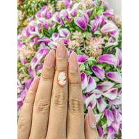 2.54 Ct. Coral from Italy Life Style