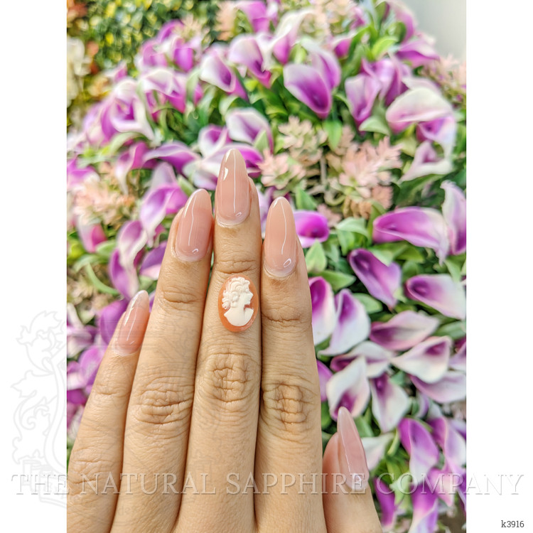 2.54 Ct. Coral from Italy