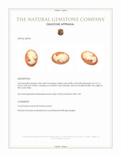 2.84 Ct. Coral from Italy Appraisal