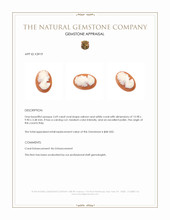 2.69 Ct. Coral from Italy Appraisal