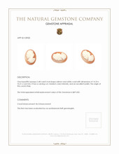 3.48 Ct. Coral from Italy Appraisal