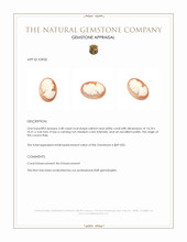 3.48 Ct. Coral from Italy Appraisal