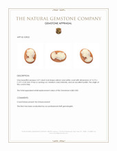 3.57 Ct. Coral from Italy Appraisal