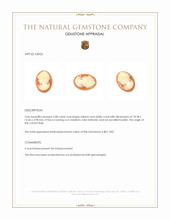 5.08 Ct. Coral from Italy Appraisal