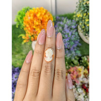 5.08 Ct. Coral from Italy Life Style