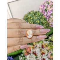 5.08 Ct. Coral from Italy Life Style