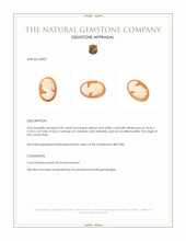 4.90 Ct. Coral from Italy Appraisal