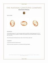 5.91 Ct. Coral from Italy Appraisal