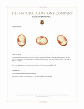 5.60 Ct. Coral from Italy Appraisal