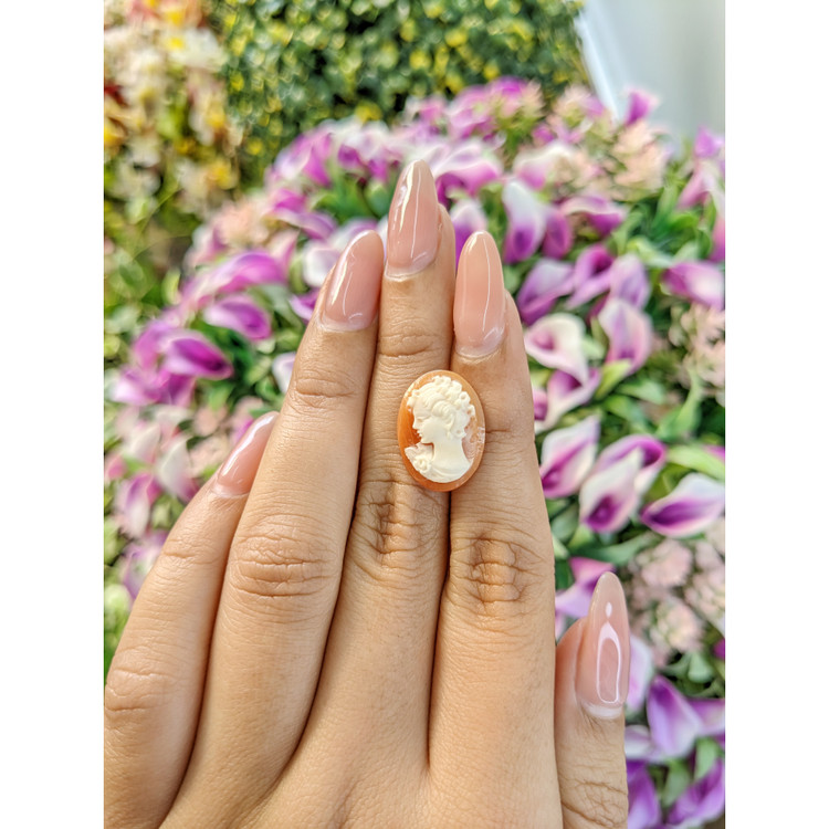 5.60 Ct. Coral from Italy