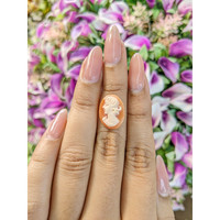 3.68 Ct. Coral from Italy Life Style
