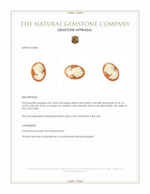 4.62 Ct. Coral from Italy Appraisal