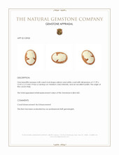 6.80 Ct. Coral from Italy Appraisal