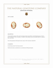 4.83 Ct. Coral from Italy Appraisal