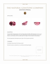 0.52 Ct. Tourmaline from Mozambique Appraisal