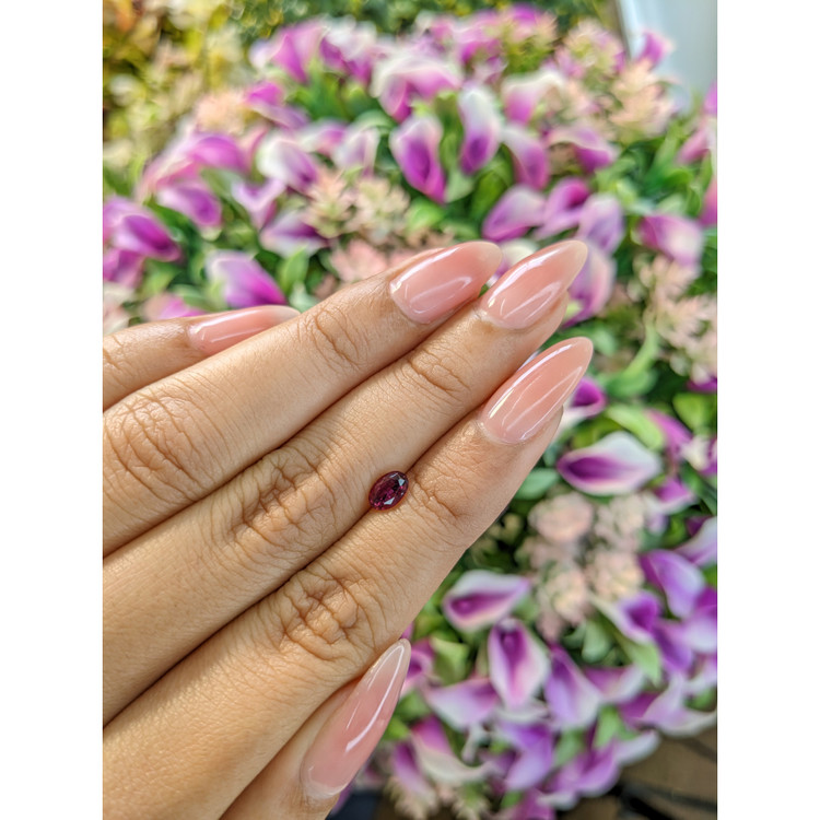 0.55 Ct. Rubellite Tourmaline from Mozambique