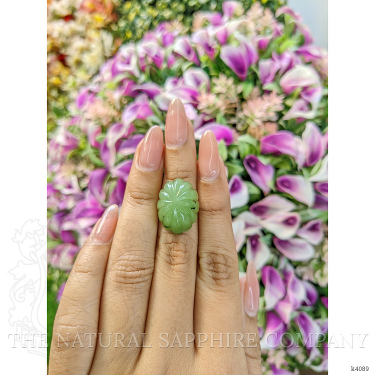 24.57 Ct. Cabochon Jade from Burma (Myanmar)