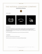 0.37 Ct. Rainbow Moonstone from Ceylon (Sri Lanka) Appraisal