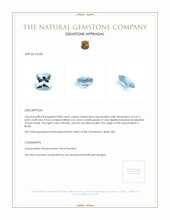 0.80 Ct. Aquamarine from Brazil Appraisal