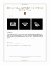 0.40 Ct. Rainbow Moonstone from Ceylon (Sri Lanka) Appraisal