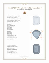 0.55 Ct. Moonstone from Ceylon (Sri Lanka) 3 D Scan Report