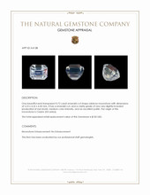 0.72 Ct. Rainbow Moonstone from Ceylon (Sri Lanka) Appraisal